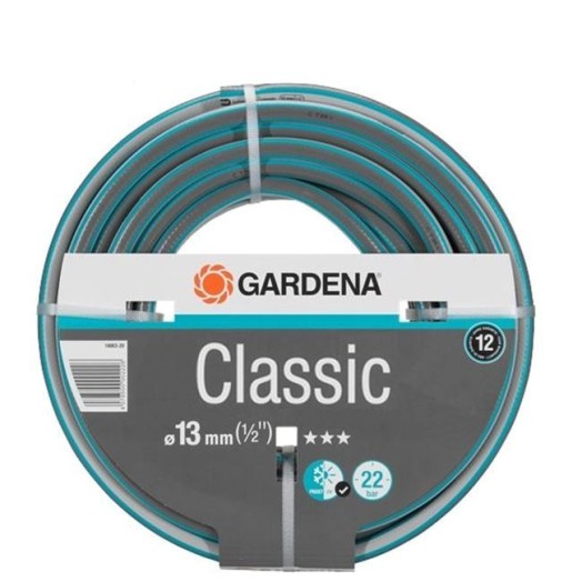 Gardena Classic 1/2" (18003) Λάστιχο Ποτίσματος - 20m