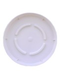Πιάτο Γλάστρας Roto Brillante 23 Λευκό (23x2,7 ΔxY)