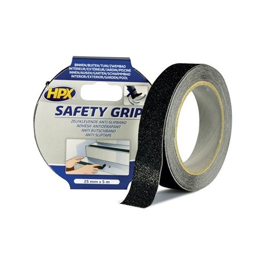 HPX Safety Grip Μαύρη Αντιολισθητική Ταινία Ασφαλείας 50mmx18m - 501800122