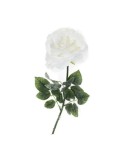 Τεχνητό Κλωνάρι Λευκό Τριαντάφυλλο 80 εκ.