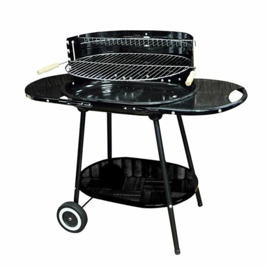 Kingfisher Ψησταριά Κάρβουνου Oval Trolley BBQ