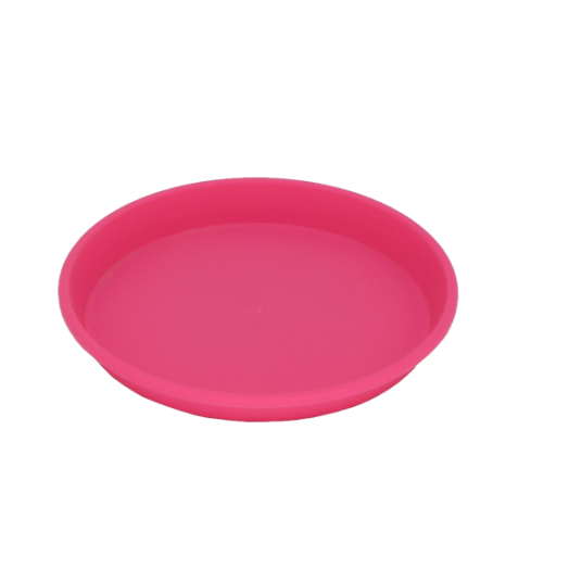 Micplast Πιάτο Γλάστρας Daiquiri Στρογγυλό Ροζ 20 (19x16cm ΔxΥ)