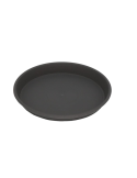 Micplast Πιάτο Γλάστρας Daiquiri Στρογγυλό Ανθρακί 25 (24x20cm ΔxΥ)