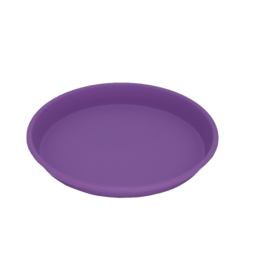 Micplast Πιάτο Γλάστρας Daiquiri Στρογγυλό Μωβ 25 (24x20cm ΔxΥ)