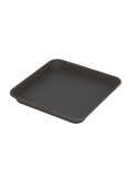 Micplast Πιάτο Γλάστρας Daiquiri Τετράγωνο Ανθρακί 25 (19x19x2.5cm ΜxΠxΥ)
