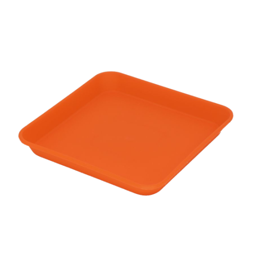 Micplast Πιάτο Γλάστρας Daiquiri Τετράγωνο Πορτοκαλί 20 (15x15x2cm ΜxΠxΥ)