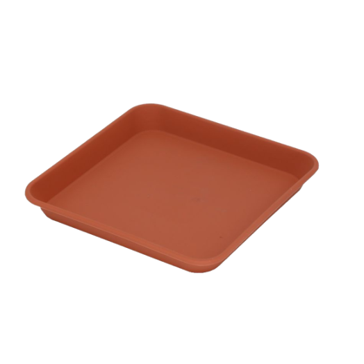 Micplast Πιάτο Γλάστρας Daiquiri Τετράγωνο Τερακότα 20 (15x15x2cm ΜxΠxΥ)