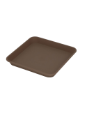 Micplast Πιάτο Γλάστρας Daiquiri Τετράγωνο Taupe 20 (15x15x2cm ΜxΠxΥ)