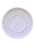 Πιάτο Γλάστρας Roto Brillante 40 Λευκό με ρόδες (34x4 ΔxY)