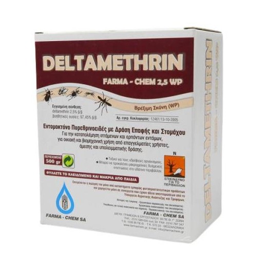 Deltamethrin 2,5 WP Εντομοκτόνο 500gr