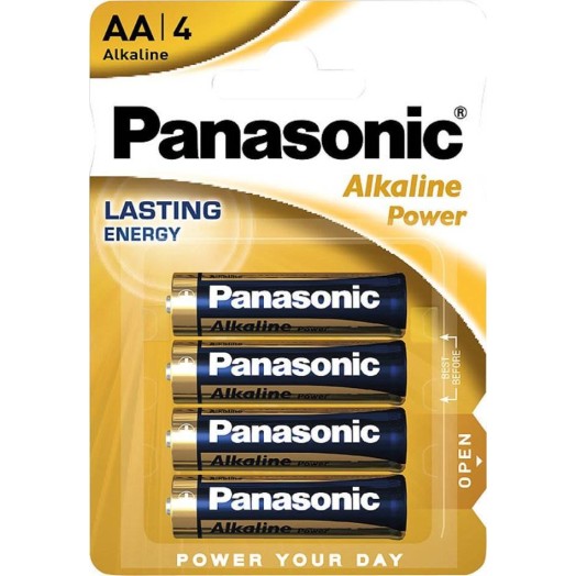 Panasonic Αλκαλική Μπαταρία AA 4τμχ.