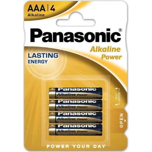 Panasonic Αλκαλική Μπαταρία AAA 4τμχ.